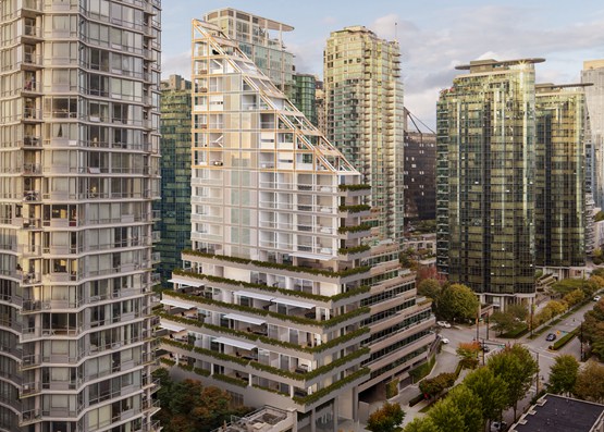 坂茂为温哥华设计“世界上最高混合木结构建筑