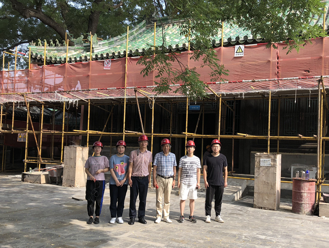 南林大木结构团队与故宫博物院合作开展木构件检测评估工作